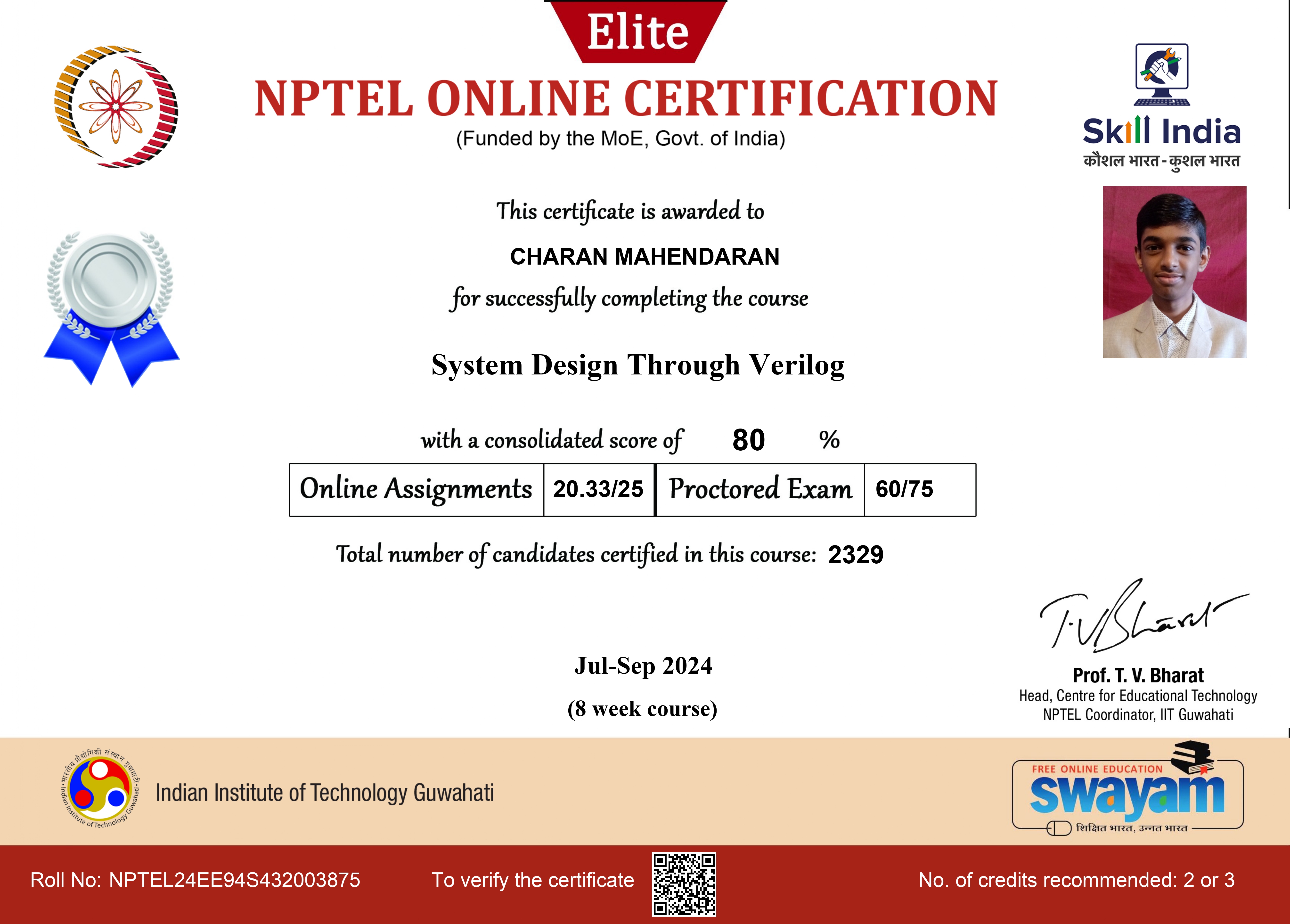 Certificate 1