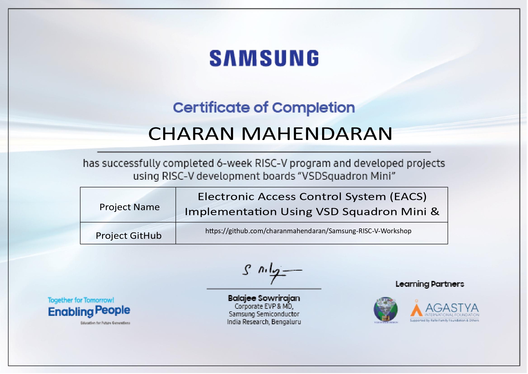 Certificate 2